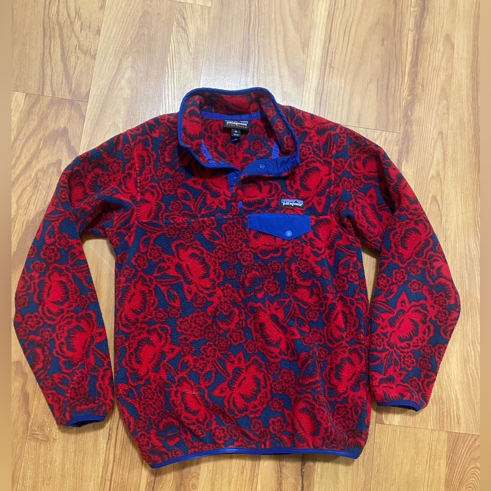 Patagonia synchilla snap pullover XS RARE